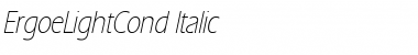 ErgoeLightCond Italic Font