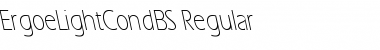ErgoeLightCondBS Regular Font