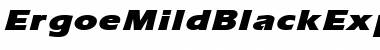 ErgoeMildBlackExpanded Italic Font