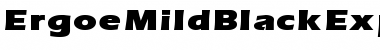 ErgoeMildBlackExpanded Regular Font