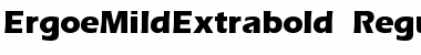ErgoeMildExtrabold Regular Font