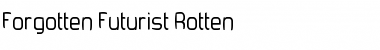 Forgotten Futurist Rotten Regular Font