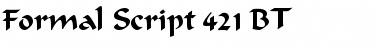 FormalScrp421 BT Regular Font