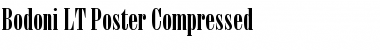 Download Bodoni LT PosterCompressed Font