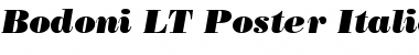 Bodoni LT PosterItalic Font