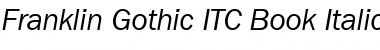 FrnkGothITC Bk BT Book Italic Font