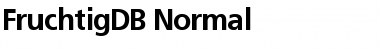 FruchtigDB Normal Font