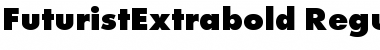 FuturistExtrabold Regular Font
