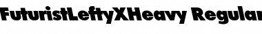 Download FuturistLeftyXHeavy Font