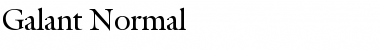 Galant Normal Font