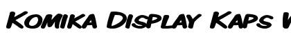 Komika Display Kaps Wide Bold Preview