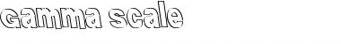 Gamma Scale Normal Font