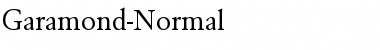 Garamond-Normal Font