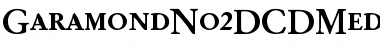 GaramondNo2DCDMed Regular Font