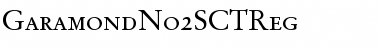 Download GaramondNo2SCTReg Font