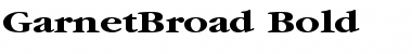 GarnetBroad Font