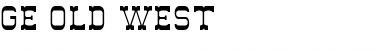 GE Old West Regular Font