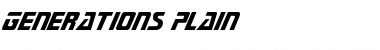 Generations Font