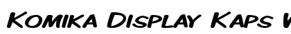 Komika Display Kaps Wide Regular Preview