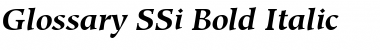 Glossary SSi Font