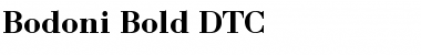 Bodoni-Bold-DTC Regular Font