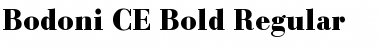 Bodoni-CE-Bold Regular Font
