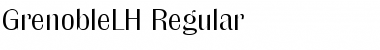 GrenobleLH Regular Font