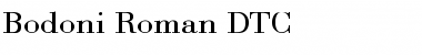 Bodoni-Roman-DTC Regular Font