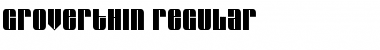 GroverThin Font