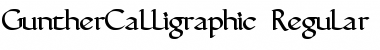 GuntherCalligraphic Regular Font