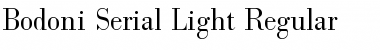 Bodoni-Serial-Light Font