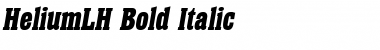 HeliumLH Bold Italic