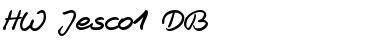 Download HW Jesco1 DB Font