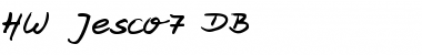 HW Jesco7 DB Font