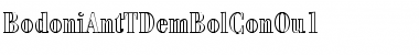 BodoniAntTDemBolConOu1 Regular Font