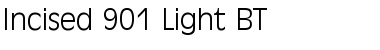 Incised901 Lt BT Light Font