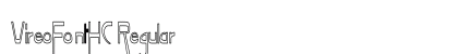 VireoFontHC Regular Font Preview