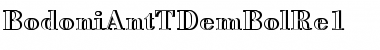 BodoniAntTDemBolRe1 Regular Font