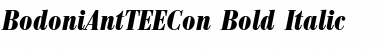 BodoniAntTEECon Bold Italic