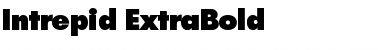 Download Intrepid ExtraBold Font