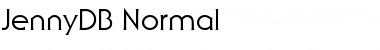 JennyDB Normal Font