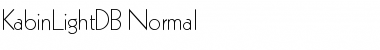 KabinLightDB Normal Font
