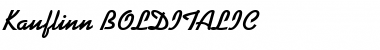 Kauflinn BOLDITALIC Font