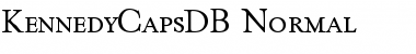 KennedyCapsDB Normal Font
