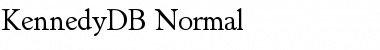 KennedyDB Normal Font