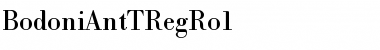 BodoniAntTRegRo1 Regular Font
