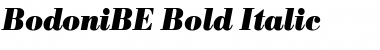 BodoniBE BoldItalic Font